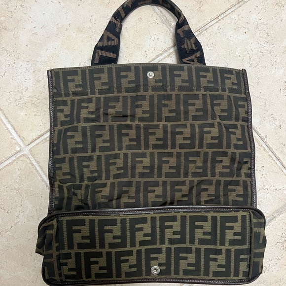 Fendi Zucca Tote - Picture 2 of 15